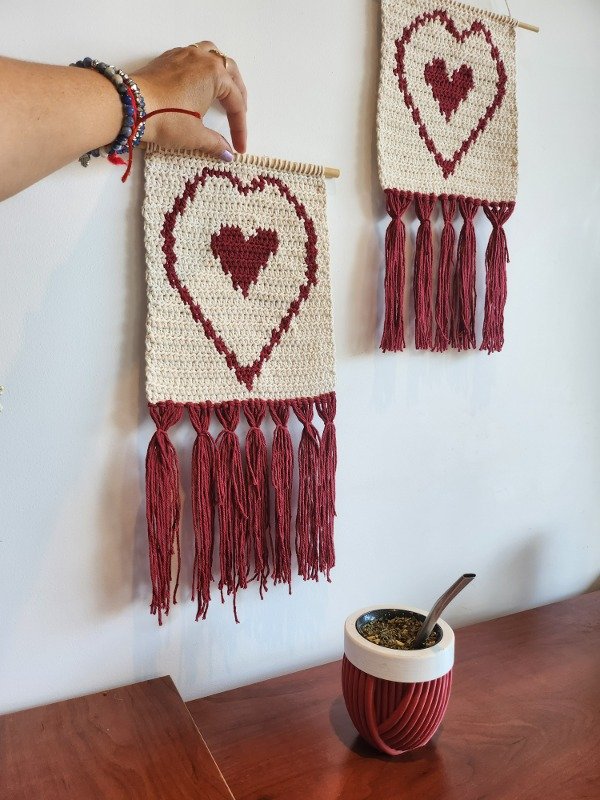 Producto - Patron pdf Tapiz Mini Amoret. Curso tapestry intarsia con videos - 2
