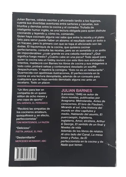Producto - Pagina 12 El Perfeccionista En La Cocina Julia Barnes - 1