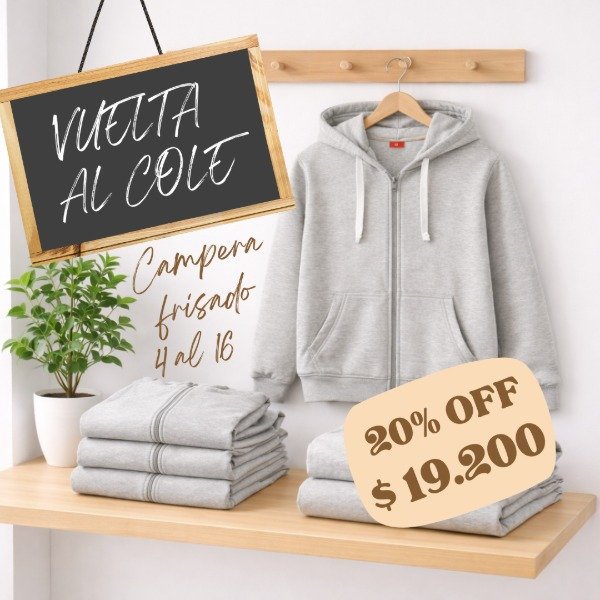 Producto - Campera de frisa lisa