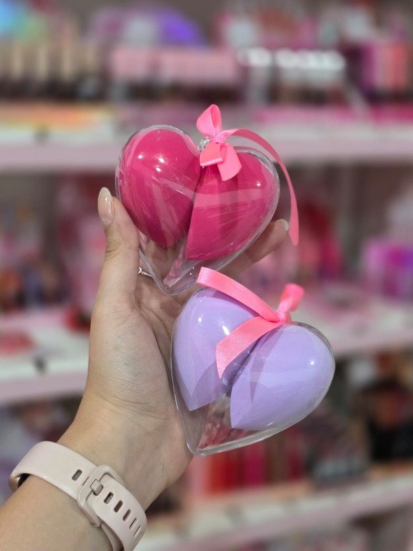 Producto - Set de esponjas con corazón