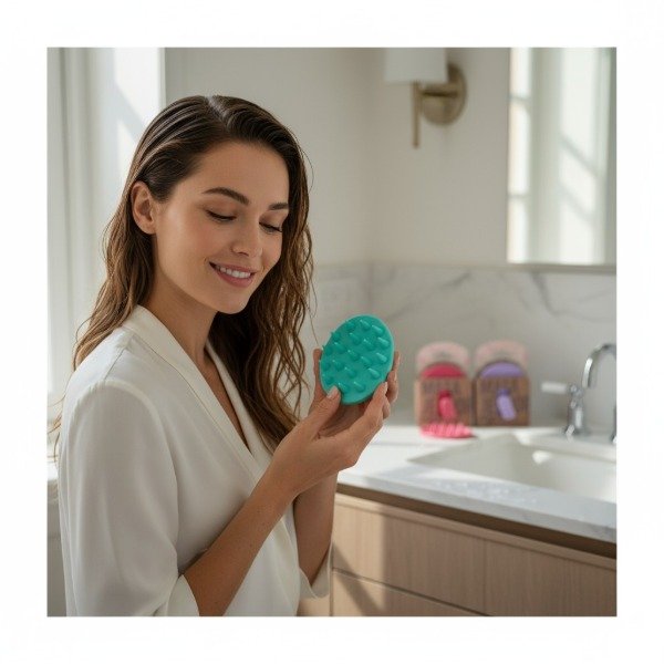 Producto - CEPILLO MASAJEADOR CAPILAR. ESTIMULA EL CRECIMIENTO Y RELAJA 8.5 CM SURTIDOS