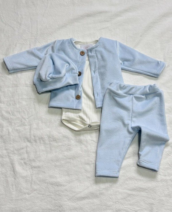 Producto - Conjunto de Plush Celeste