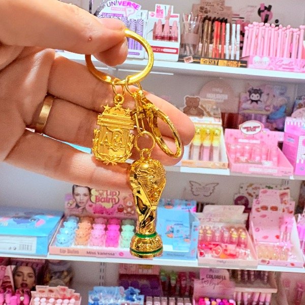 Producto - Llavero Copa del mundo Gold