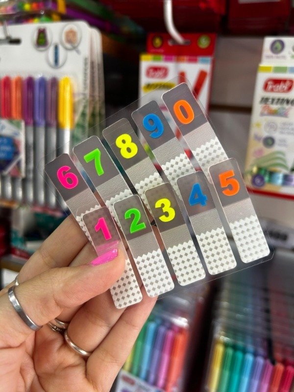 Producto - Post It Señalador Númerico del 1 al 10