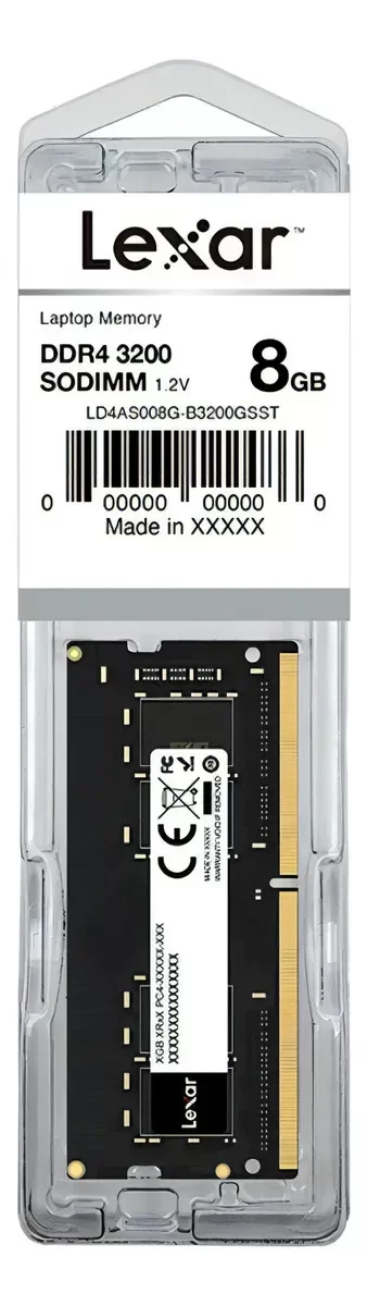 Producto - Memoria Lexar Sodimm DDR4 8GB 3200MHZ 1.2V CL22 (922001470-1)