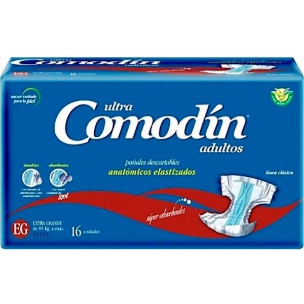 Producto - Pañales Comodín Ultra Anat. Talle EG x 16u