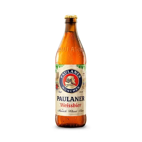 Producto - Cerveza Paulaner Hefe Weissbier Trigo Alemana Importada 500 ml