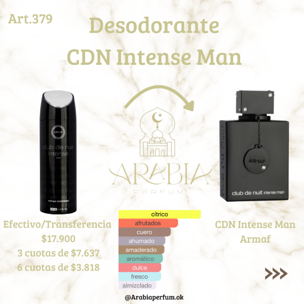 Producto - Desodorante Club De Nuit Intense Armaf - 1