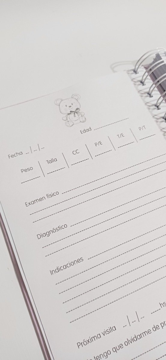 Producto - Cuaderno Pediatrico Conejito Vintage - 6