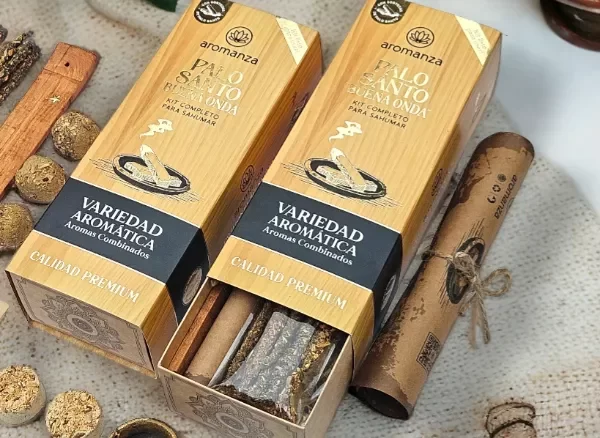 Producto - Box kit Palo Santo Buena Onda - Aromanza - 8