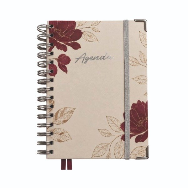 Producto - Agenda Perpetua SEMANAL Florecer Cherry