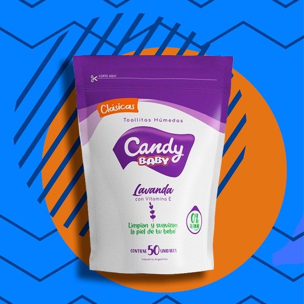 Producto - TOALLITAS HUMEDAS CANDY X 50UNI