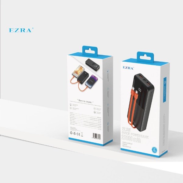 Producto - Portátil de 20000mAh Salida 22.5W -2USB-2TPC PB85.