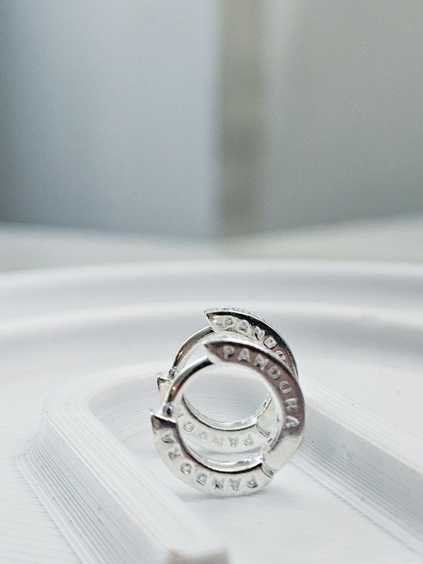 Producto - Aros Esenciales Pavé Plata 925- 15 mm