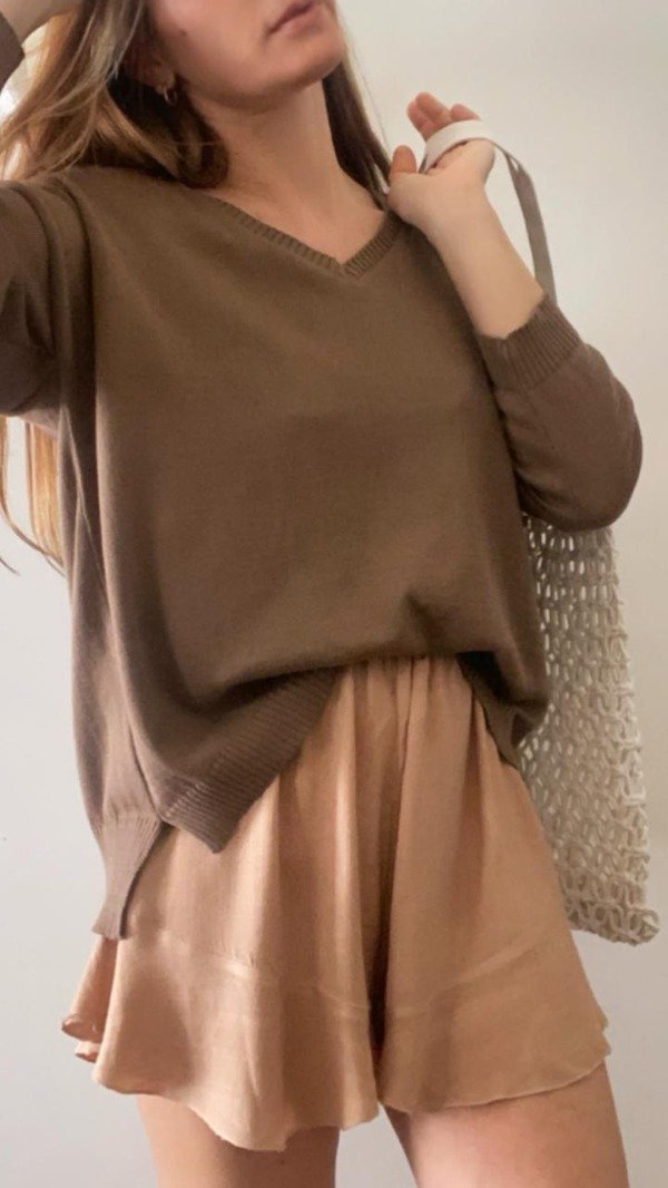 Producto - Sweater de Hilo Atenas chocolate