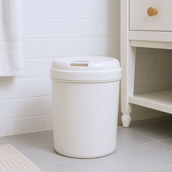 Producto - CESTO 7 LITROS CLICK ENLOZADO BLANCO