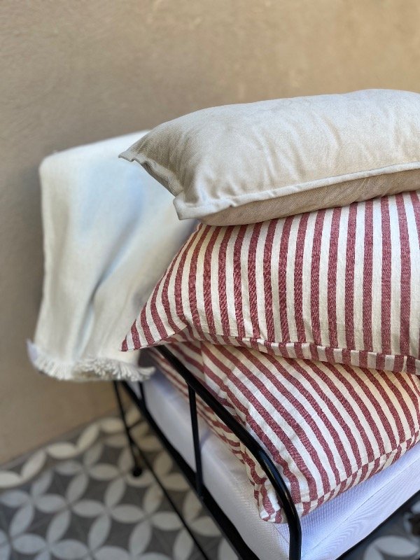 Producto - Almohadon tusor rayas 50x50