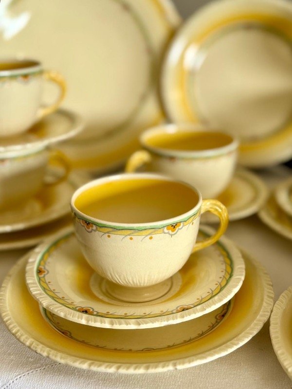 Producto - Taza y plato de té Diana - 1