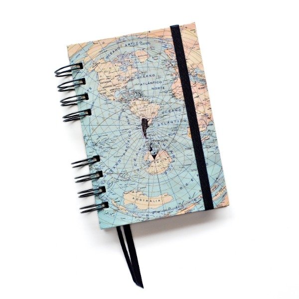 Producto - EN STOCK Cuaderno LISO A5 - Argentina mapa cenital