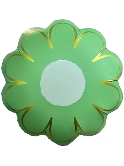 Producto - Globo margarita 18' verde pastel - blanco