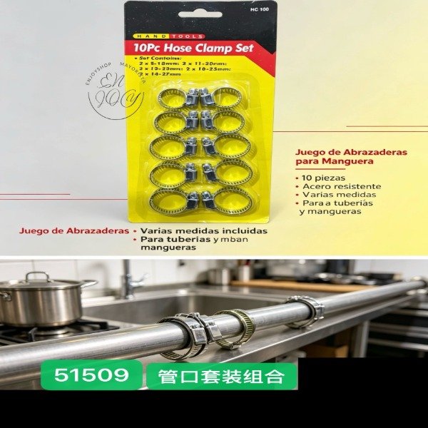 Producto - Juego de Abrazaderas para Manguera 51509