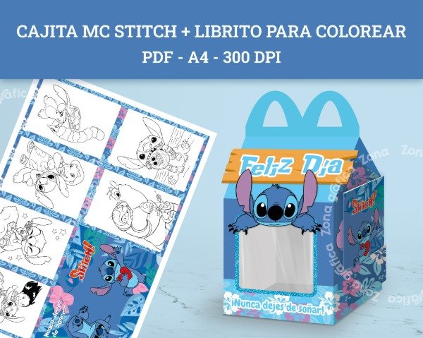 Producto - Cajita Mc Stitch + Librito para colorear