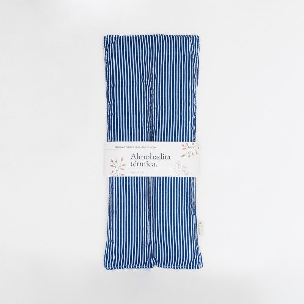 Producto - Almohadita Lumbar Rayas azul - 0