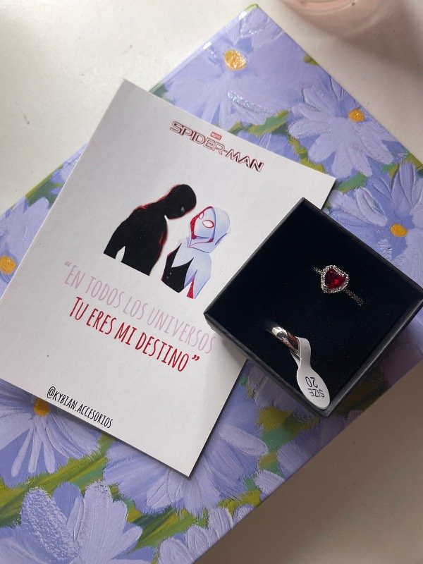 Producto - Anillos: Spider-man y Gwen