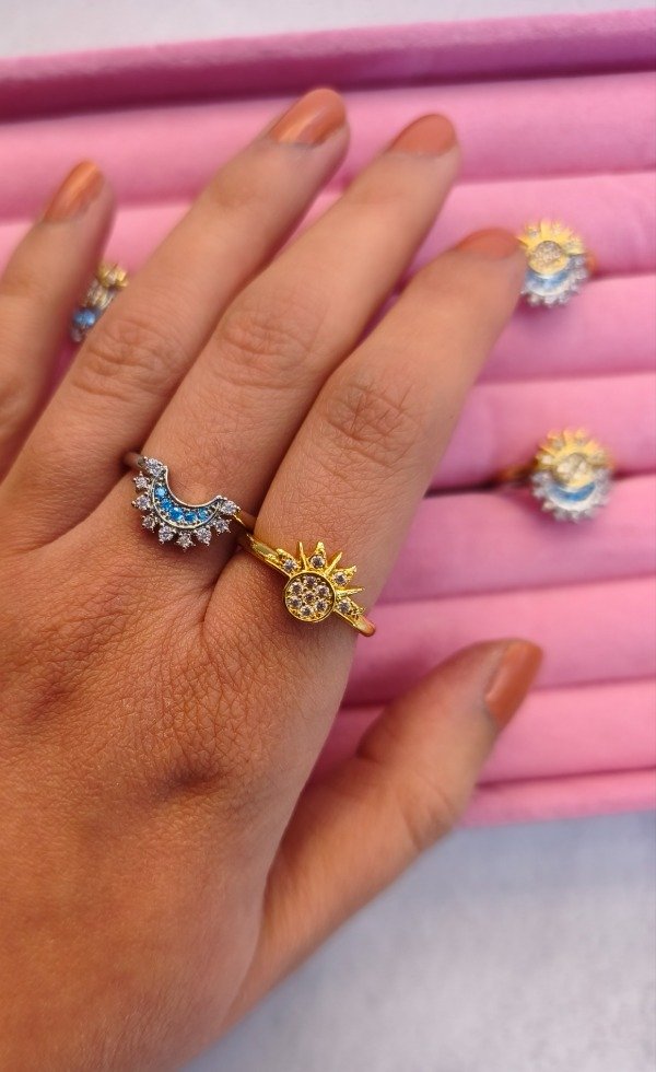 Producto - Anillos para compartir Sol y Luna - 1