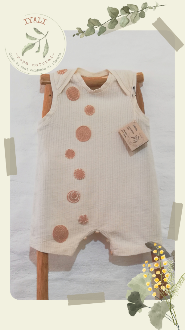 Producto - Enterito 0 a 3 meses -Algodón natural y Eucalipto-