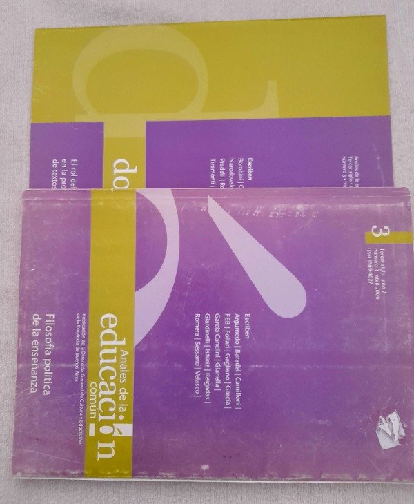 Producto - Anales De La Educación Común #3 - Filosofia Politica De La Enseñanza