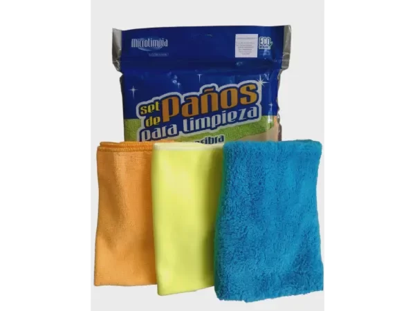 Producto - PM - Set x 3 Paño Microfibra Multiuso