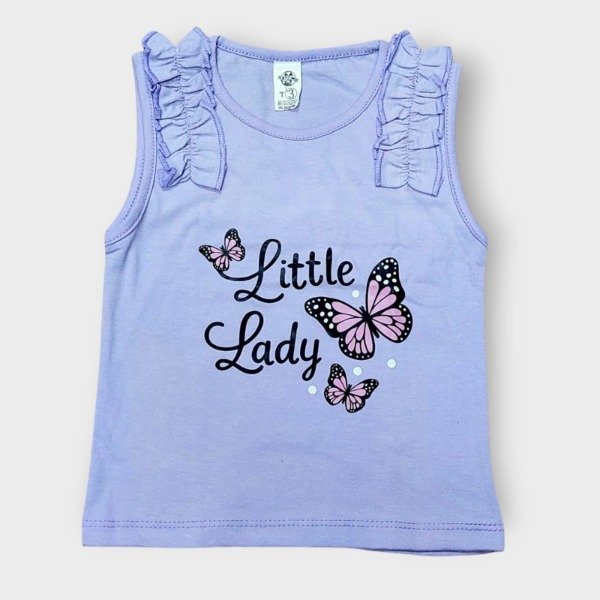 Producto - Musculosa volado beba mariposa lila T5