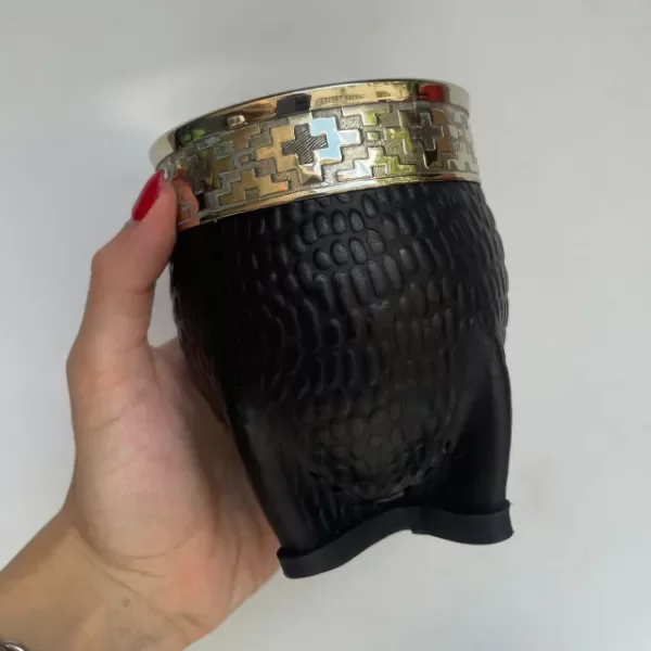 Producto - imperial-de-cuero-croco-con-virola-de-bronce