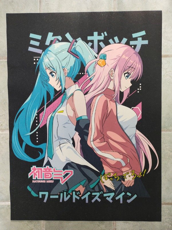 Producto - Hatsune Miku y Bocchi Alfombra