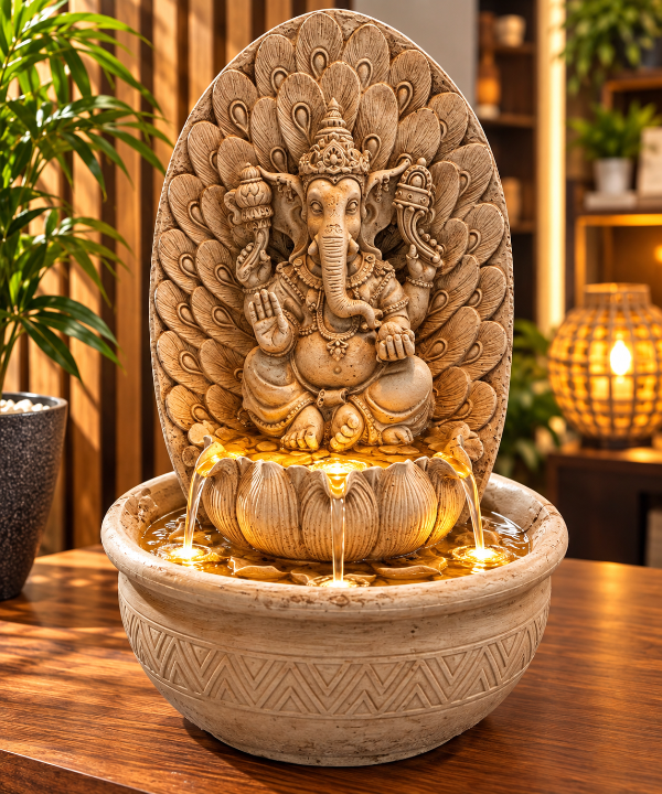 Producto - Fuente de agua ganesha respaldo 42 cm