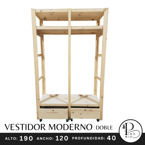 Producto - VESTIDOR MODERNO DOBLE