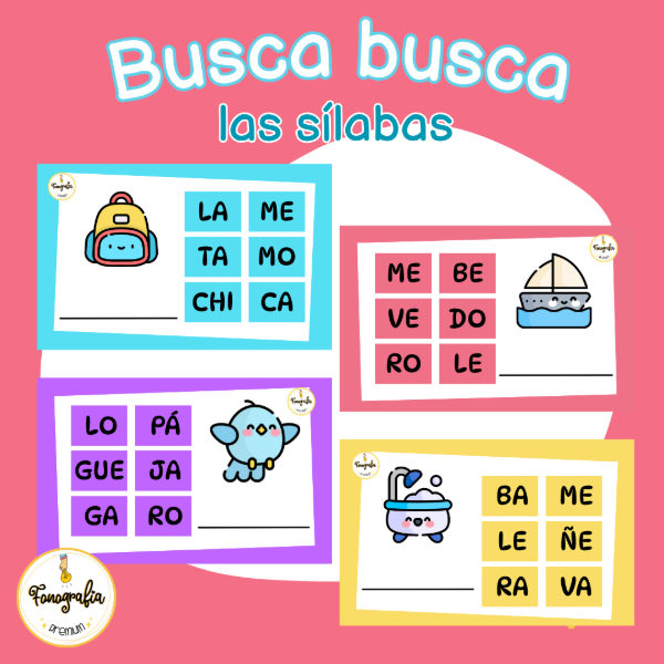 Producto - Busca busca las sílabas
