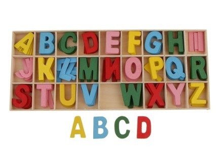 Producto - Cajita de letras de madera