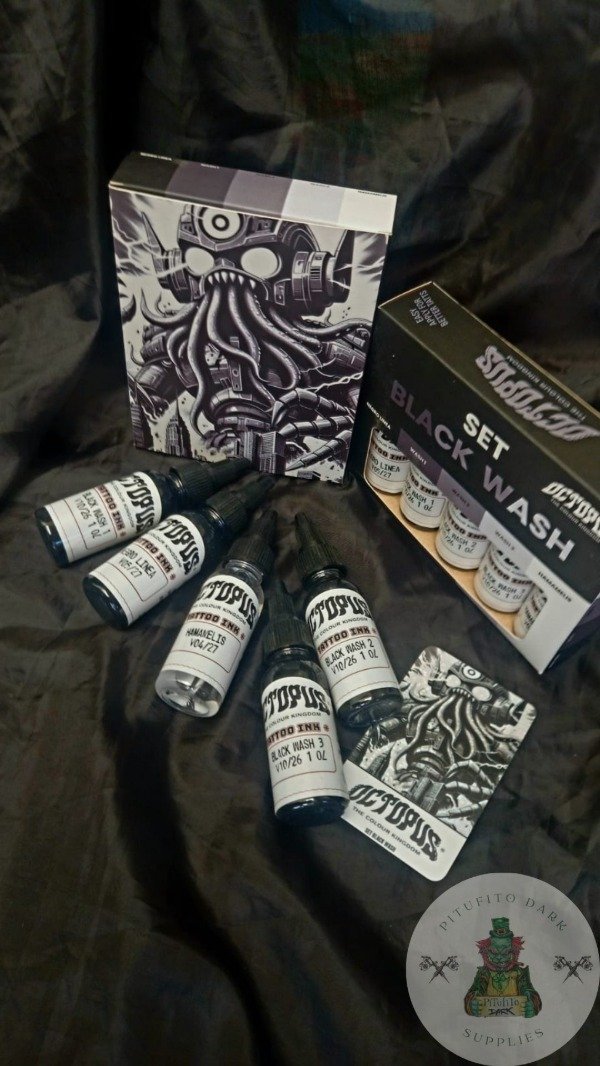 Producto - SET BLACK WASH Octopus