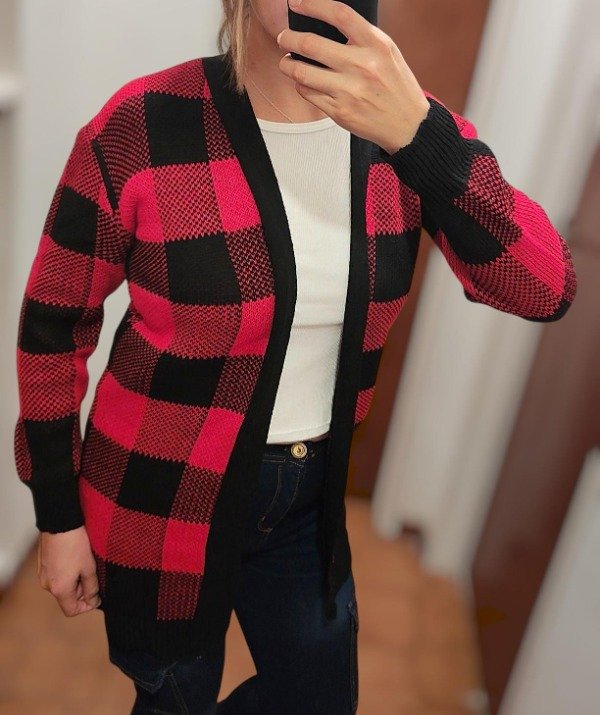 Producto - SAQUITO DE LANA ROJO TALLE 3/4