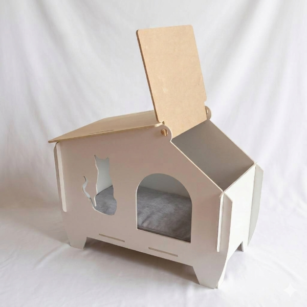 Producto - Refugio Llao para gatos-blant - 0