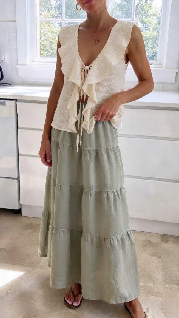Producto - POLLERA GASA ARRUGADA - 0