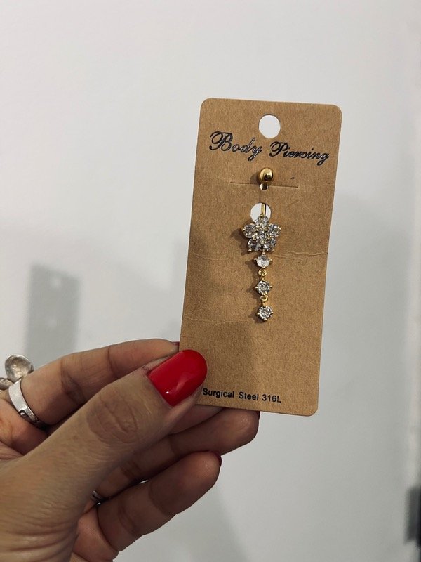 Producto - Piercing ombligo flor