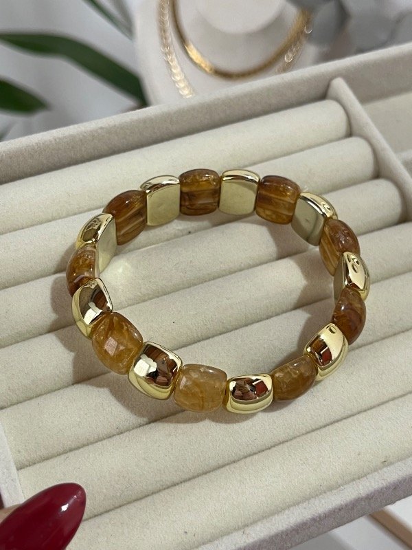 Producto - Brazalete boho coco color cafe