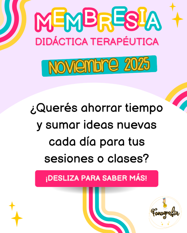 Producto - Membresía Didáctica terapéutica NOVIEMBRE 2025