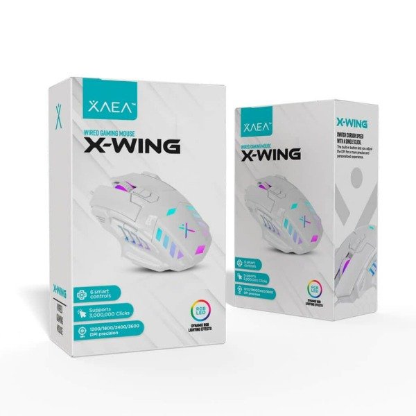 Producto - MOUSE GAMER MODX-053 X-WING- BLANCO