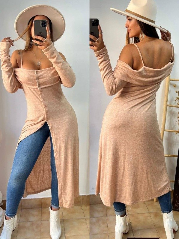 Producto - LINEA JOHA Maxi Vestido Lanilla Angora