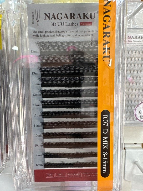 Producto - Pestañas NAGARAKU 3D UU mix