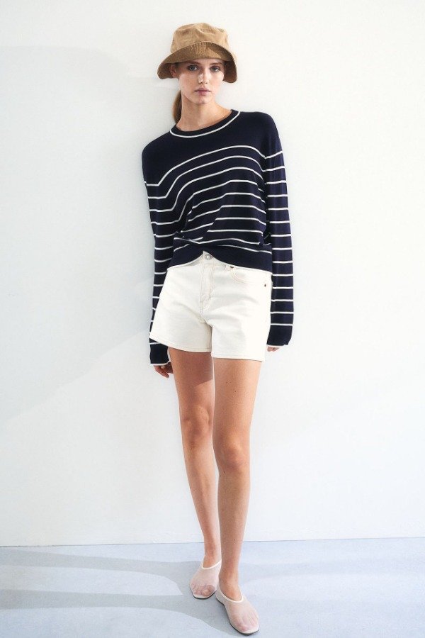 Producto - Sweater HyM rayado azul mujer